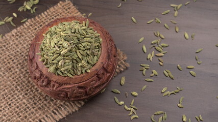 Fennel is a highly aromatic and flavorful herbs used in cooking and drinks are used as breath freshener.