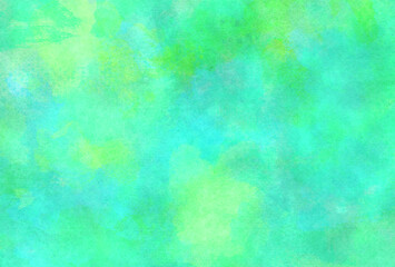 背景素材_水彩テクスチャ_緑