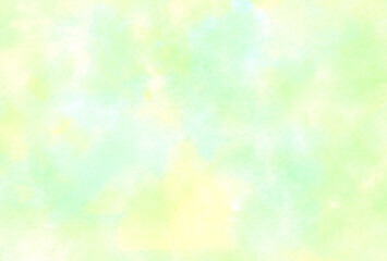 背景素材_水彩テクスチャ_黄緑