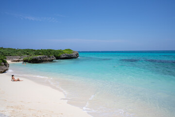 宮古島・ビーチの風景