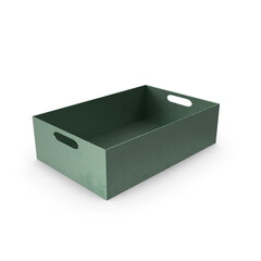 Fototapeta premium 3D illustration of realistic burger box