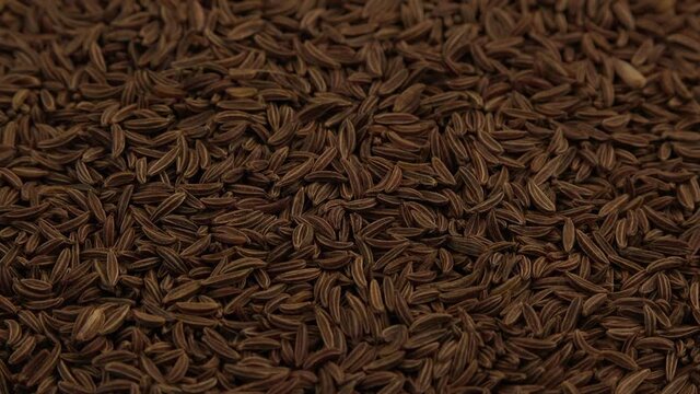 A Closeup of caraway  spice