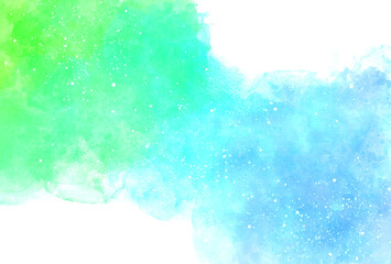 背景素材_水彩テクスチャ_青