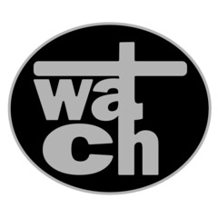 design logo and icon of watch words in come concept