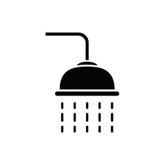shower solid flat icon