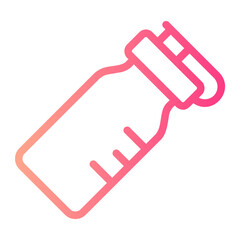 Water Bottle gradient icon