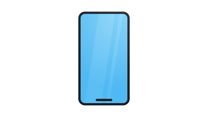 Smartphone and technology flat vector illustration.