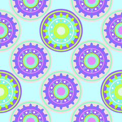 Fototapeta premium geometric seamless pattern.vector illustration colorful 