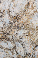 An abstract pattern on the wall in an avant-garde style in beige and blue tones with black veins...