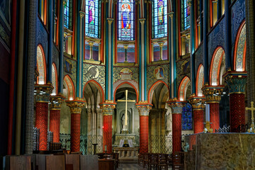 Eglise de Saint-Germain-des-Près restaurée
