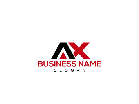 Creative AX Logo Icon, Letter ax Vector Logo Design