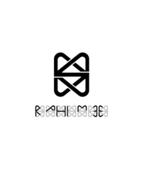 Fototapeta premium Abstract logo of name RAHIMEE