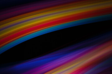 Colored blurred light lines. Abstraction of light.