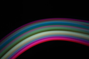 Colored blurred light lines. Abstraction of light.