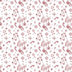 Christmas seamless pattern