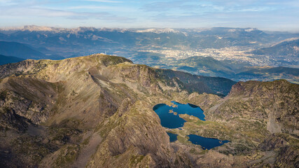 Massif de Belledonne sur les hauteurs de Grenoble