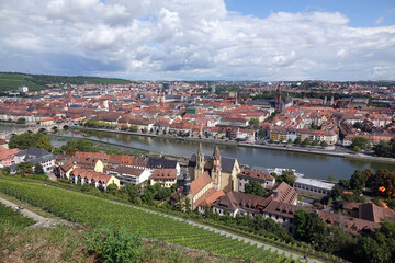 Main und Altstadt in Würzburg