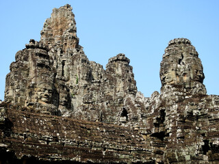 Fototapeta na wymiar Bayon Temple Angkor Thom, Siem Reap, Cambodia
