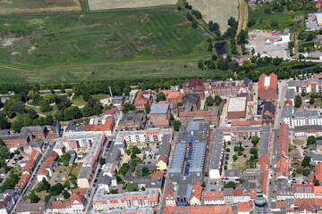 Greifswald, nordwestlicher Teil der historischen Altstadt 2016