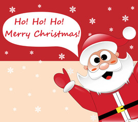 Winter christmas composition in paper cut style.Merry Christmas. Vector illustration.