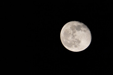 night and full moon,bright full moon,close-up full moon video,