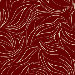  pattern with abstract leaves 