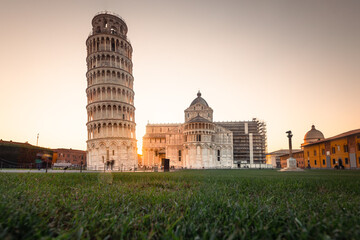 World famous leaning Tower of Pisa, Tuscany, Italy.