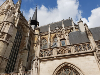 Fototapeta na wymiar Notre Dame du Sablon in Brüssel-Belgien 