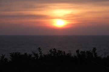 Sonnenuntergang Meer Sardinien 