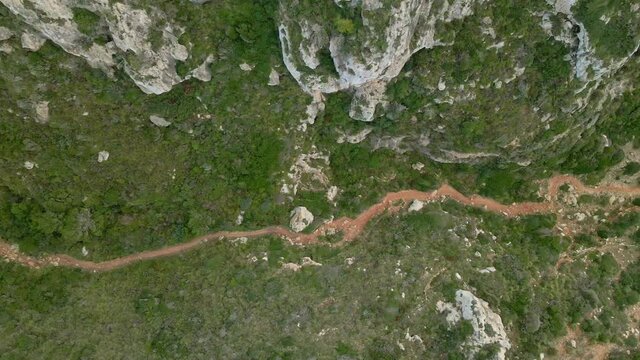Cala llucalari menorca drone