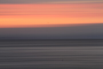 sunset over the sea
