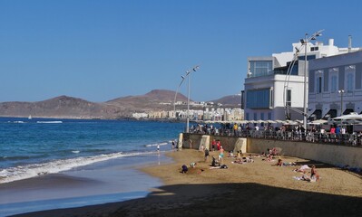 Strand von Canteras in Las Palmas