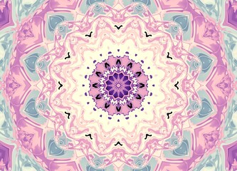 Digital fractal pattern. Abstract background.