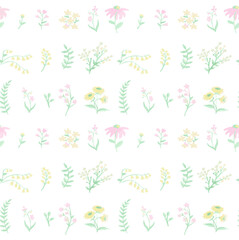 Seamless nursery pattern, vector illustration. Can be used for baby bedding, wallpaper, nursery decor, baby shower invitation card, kids room decor.