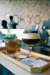 カフェのカクテル
