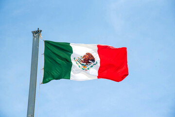 Naklejka na ściany i meble Bandera de México