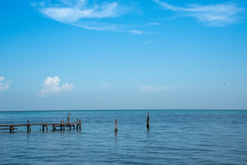 Muelle en isla mujeres Mexico