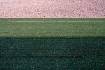 football grass with nothing in park