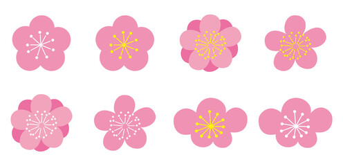 梅のイラストセット