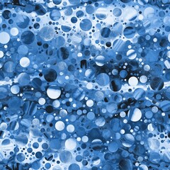 Seamless pattern of marbled orbs that gives a dreamy fantasy mysterious feel. High quality illustration. Detailed ornate packed circle textile print. Spectacular bizarre space planet wallpaper design.
