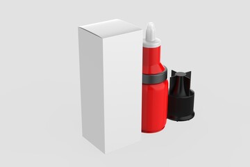 10ml Dropper Bottle Mockup isolated on white background