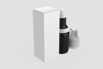 10ml Dropper Bottle Mockup isolated on white background