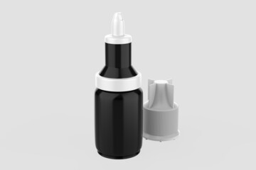 10ml Dropper Bottle Mockup isolated on white background