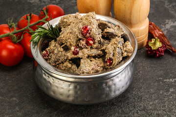 Chicken Liver with cream sauce