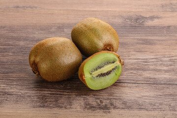 Sweet ripe and juicy kiwi fruit