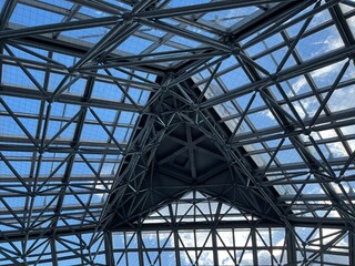 glass roof structure