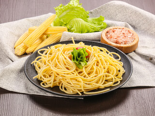 Italian traditional pasta - wheat spaghetti