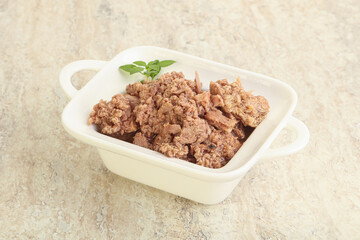Canned tuna fish for salad