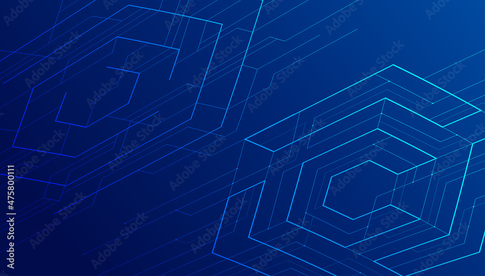 Poster abstract lines and dots connect background. technology connection digital data and big data concept.