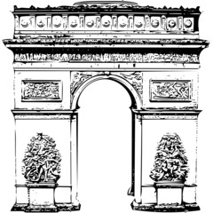 Fototapeta premium arch of triumph Vector